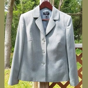 Sicari Collection Blazer Jacket Womens 8 Blue Single Breasted 3 Button Lined